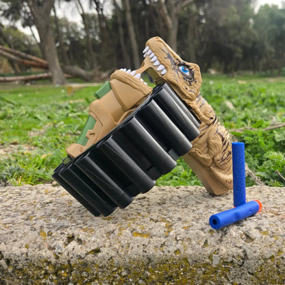 لعبة مسدس الديناصور بطلقات اسفنجية