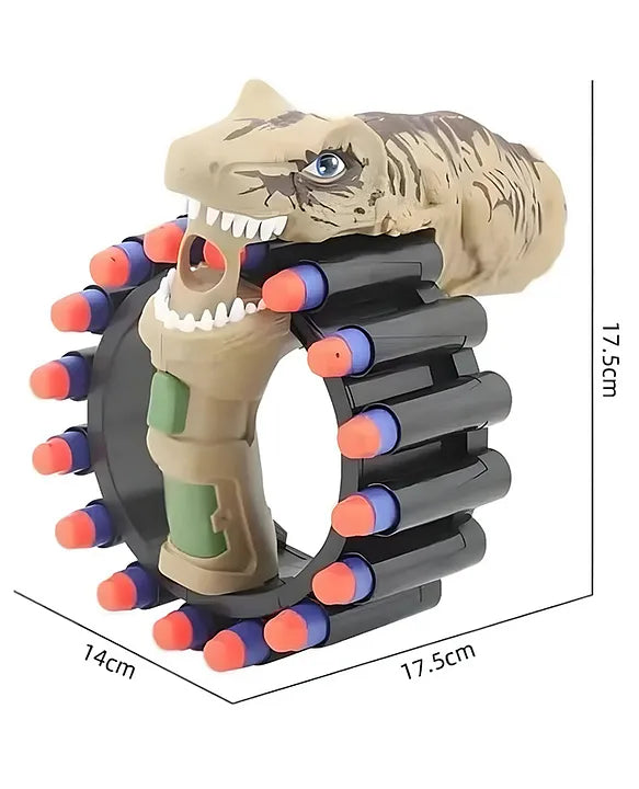 لعبة مسدس الديناصور بطلقات اسفنجية